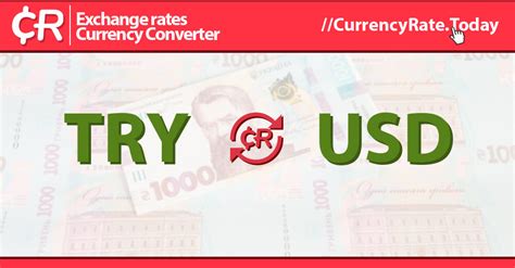 1 TRY to USD .
